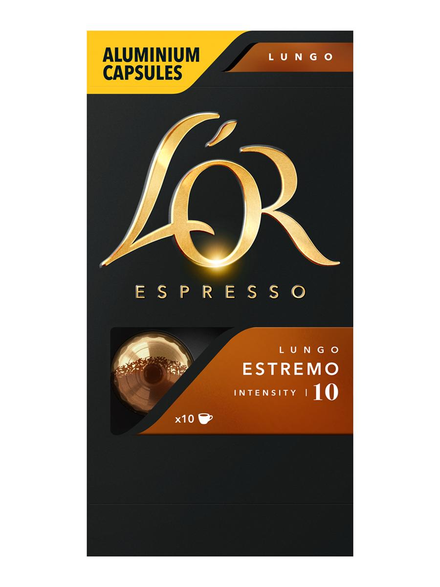 Кофе в капсулах L'or Espresso Lungo Estremo для системы Nespresso, 10 шт.