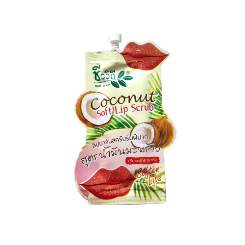 

Скраб для губ Bio Way на основе сахара,кокосовый 10 мл, Coconut Soft Lip Scrub