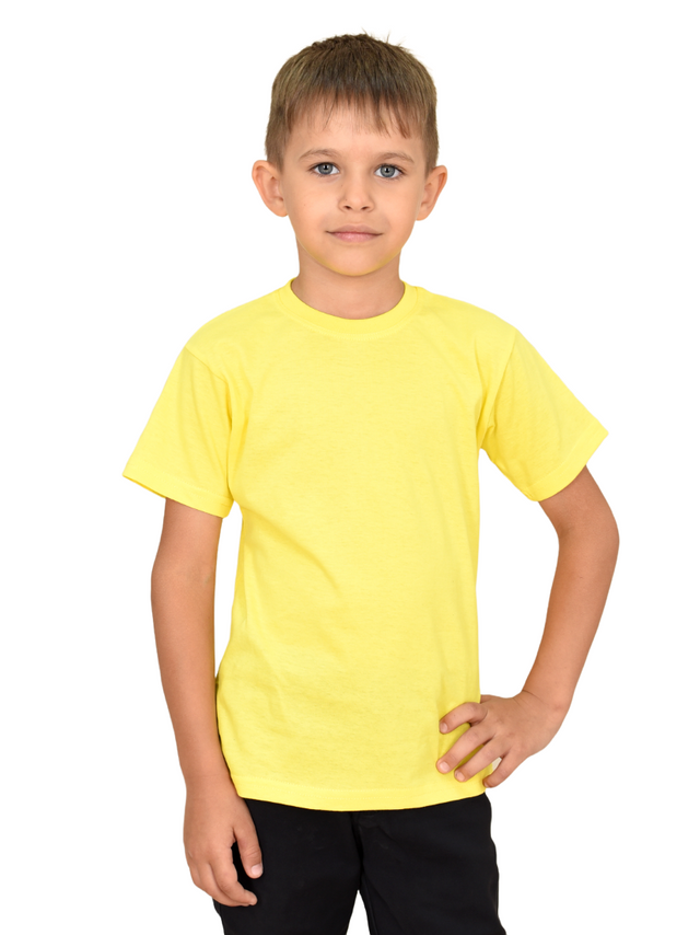 

Футболка для мальчиков LIDEKO kids М35-16-Б цв. желтый р. 128, М35-16-Б