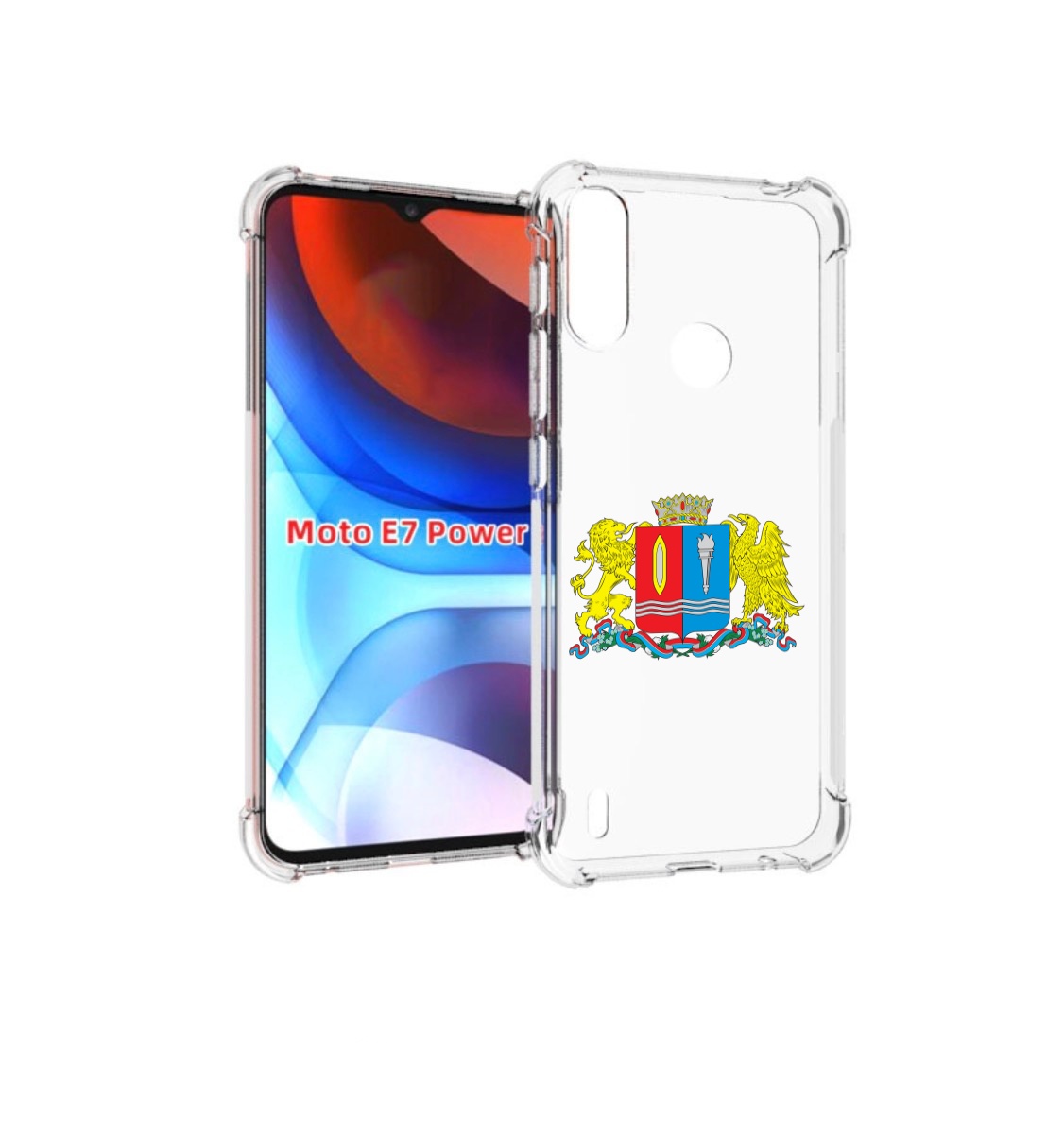 

Чехол MyPads герб-иваноскои-области для Motorola Moto E7 Power, Прозрачный, Tocco