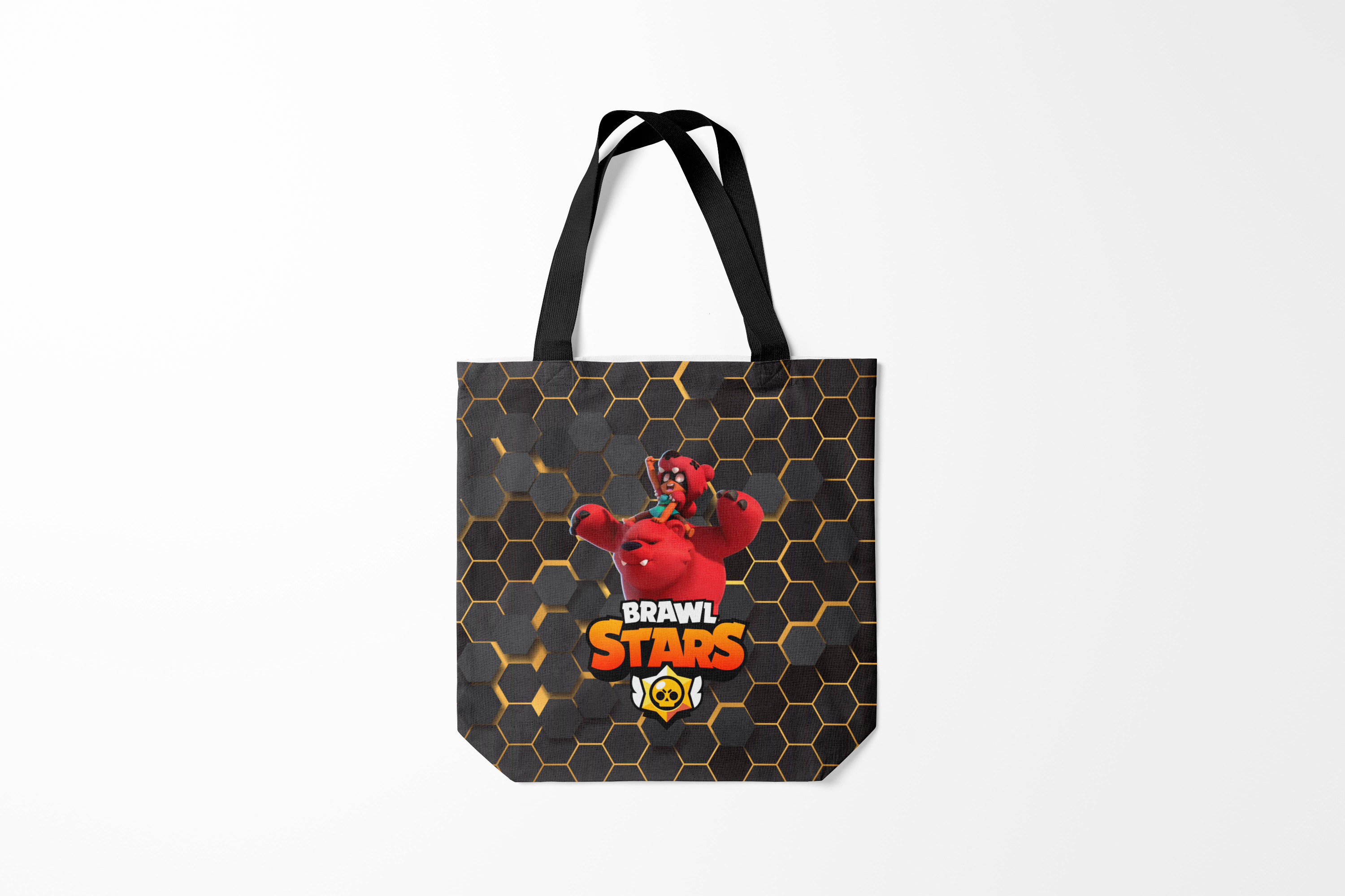 

Сумка шoппер унисекс Burnettie Brawl Stars Nita, черный, Brawl Stars Nita