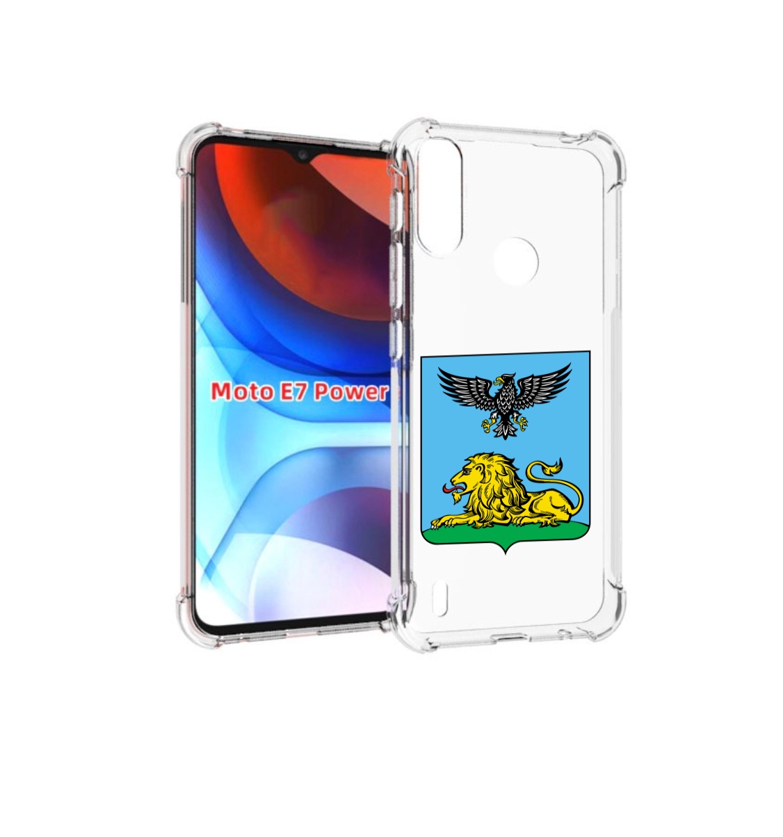 

Чехол MyPads герб-белгородскои-области для Motorola Moto E7 Power, Прозрачный, Tocco