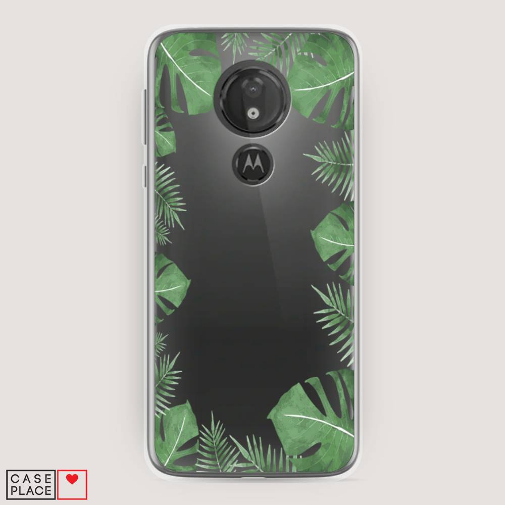 

Чехол Awog на Motorola Moto G7 Power / Моторола Мото G7 Power "Листья папоротника рамка", Разноцветный, 241350-8