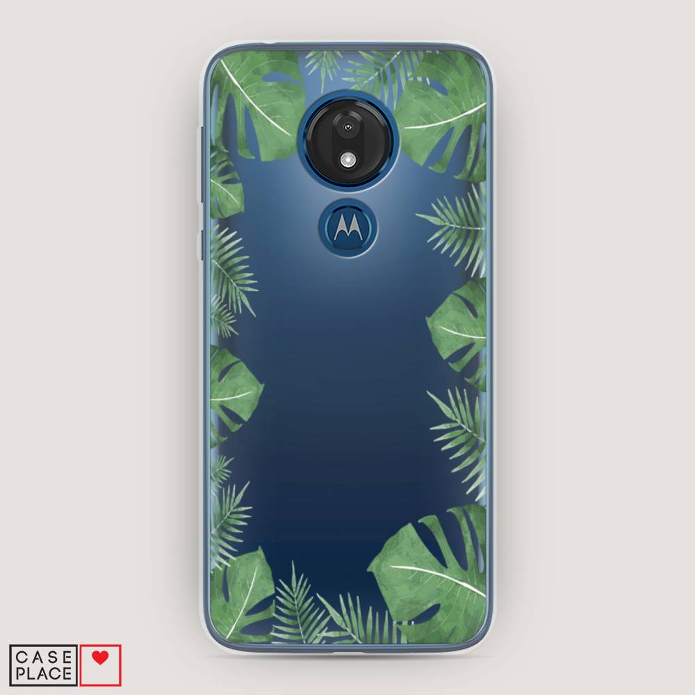 

Чехол Awog на Motorola Moto G7 / Моторола Мото G7 "Листья папоротника рамка", Разноцветный, 241150-8