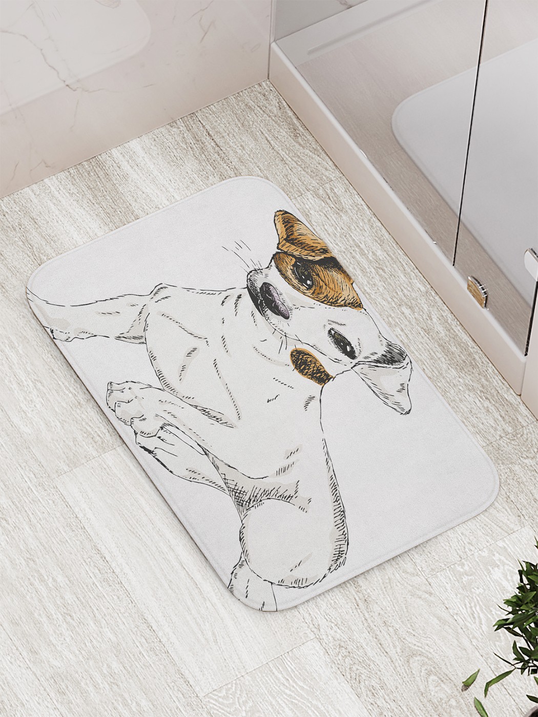

Коврик противоскользящий для ванной, сауны, бассейна, 77х52 см bath_84064 JoyArty