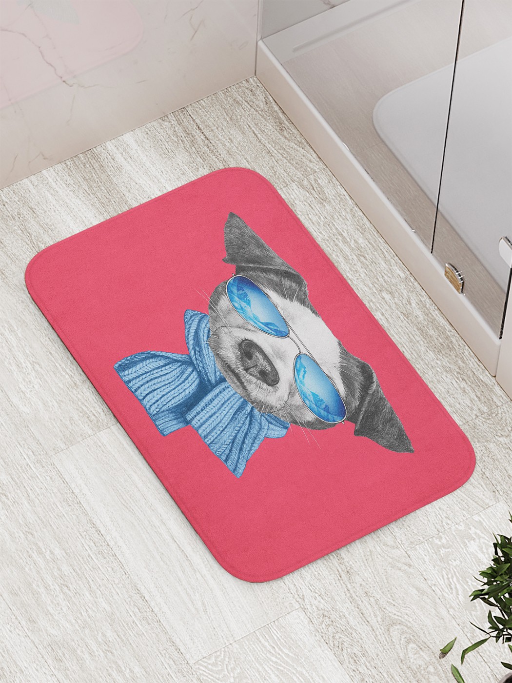 

Коврик противоскользящий для ванной, сауны, бассейна, 77х52 см bath_84054 JoyArty