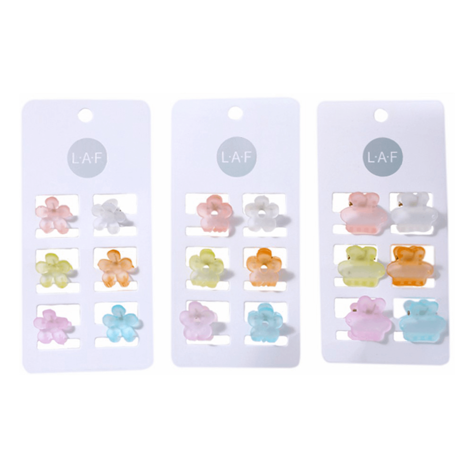 Заколки для волос детские LAF Цветок 6 шт 100₽