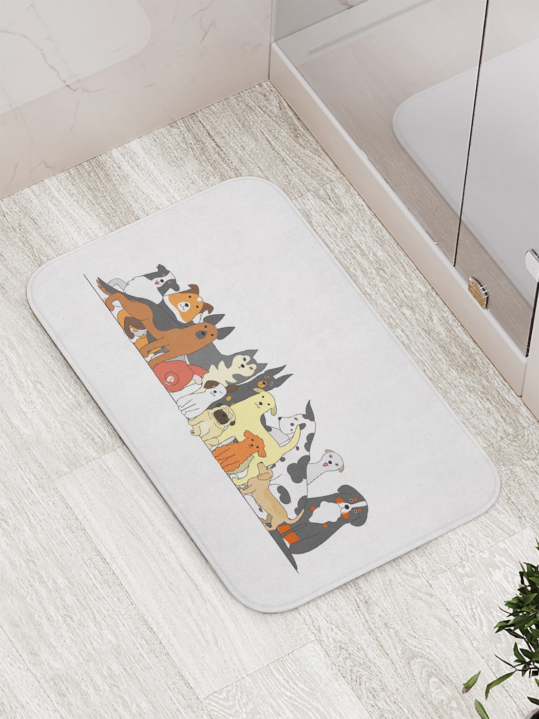 

Коврик противоскользящий для ванной, сауны, бассейна, 77х52 см bath_84053 JoyArty