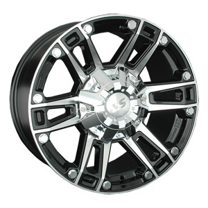 

Колесный диск LS 558 (BKF) 9xR18 ET20 6*139.7 D106.1, Черный;серебристый