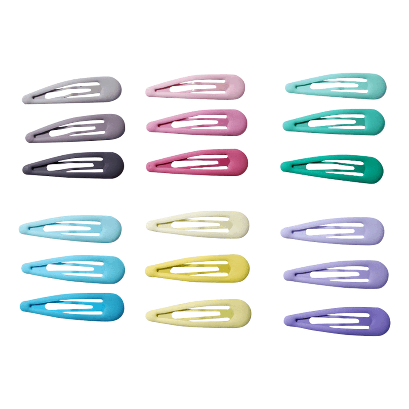 Заколки для волос детские LAF Ombre матовые 3 шт в ассортименте цвет по наличию 85₽