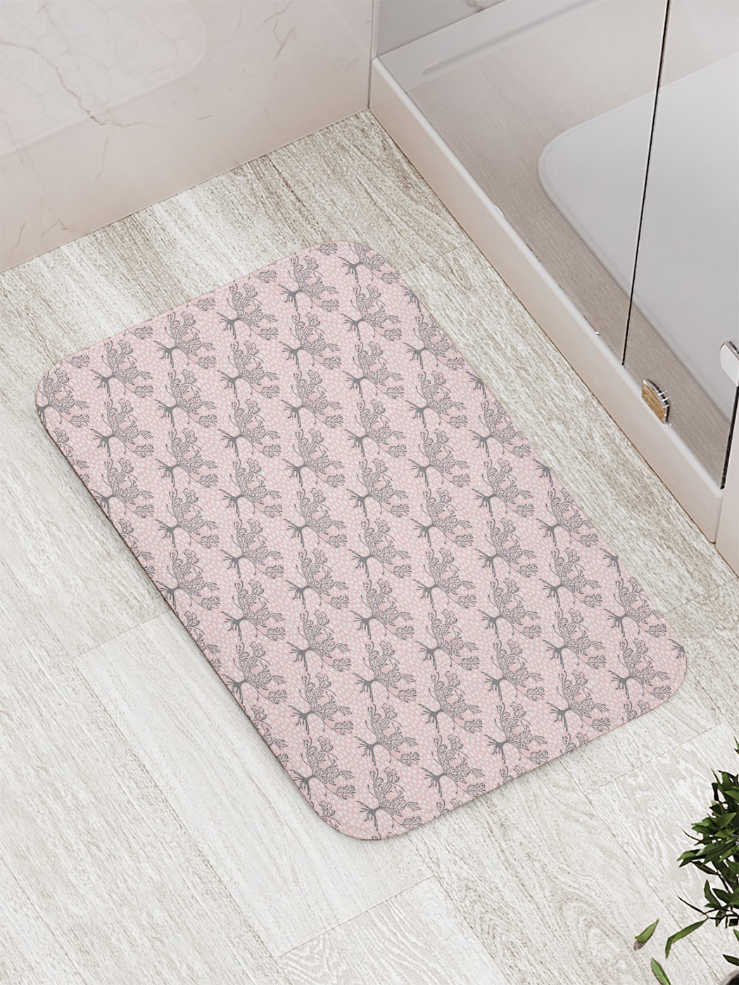 

Коврик противоскользящий для ванной, сауны, бассейна, 77х52 см bath_83990 JoyArty