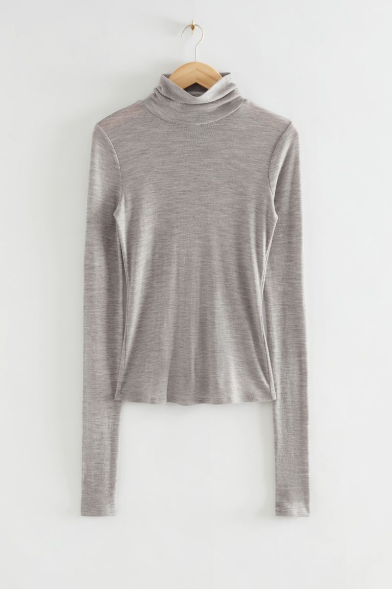 

Водолазка женская & Other Stories 1143983001 серая L (доставка из-за рубежа), 1143983001