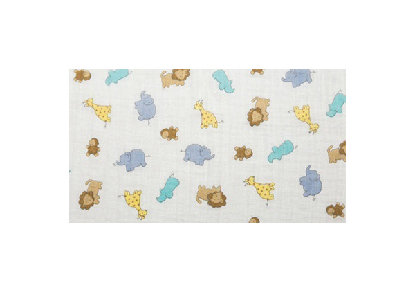 

Марлевка Peppy Embrace Jungle Multi 100x125 см 120 г/м2 100% хлопок, Белый