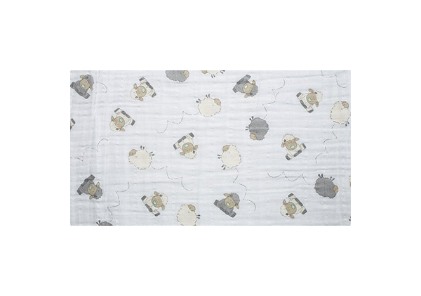 

Марлевка Peppy Embrace Lambie Steel 100x125 см 120 г/м2 100% хлопок