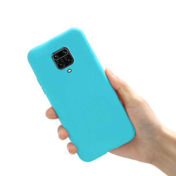 Накладка силикон Svekla для Xiaomi Redmi Note 9S Голубая