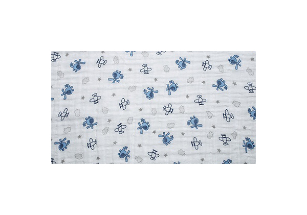 

Марлевка Peppy Embrace Sky Captain Sky 100x125 см 120 г/м2 100% хлопок, Белый
