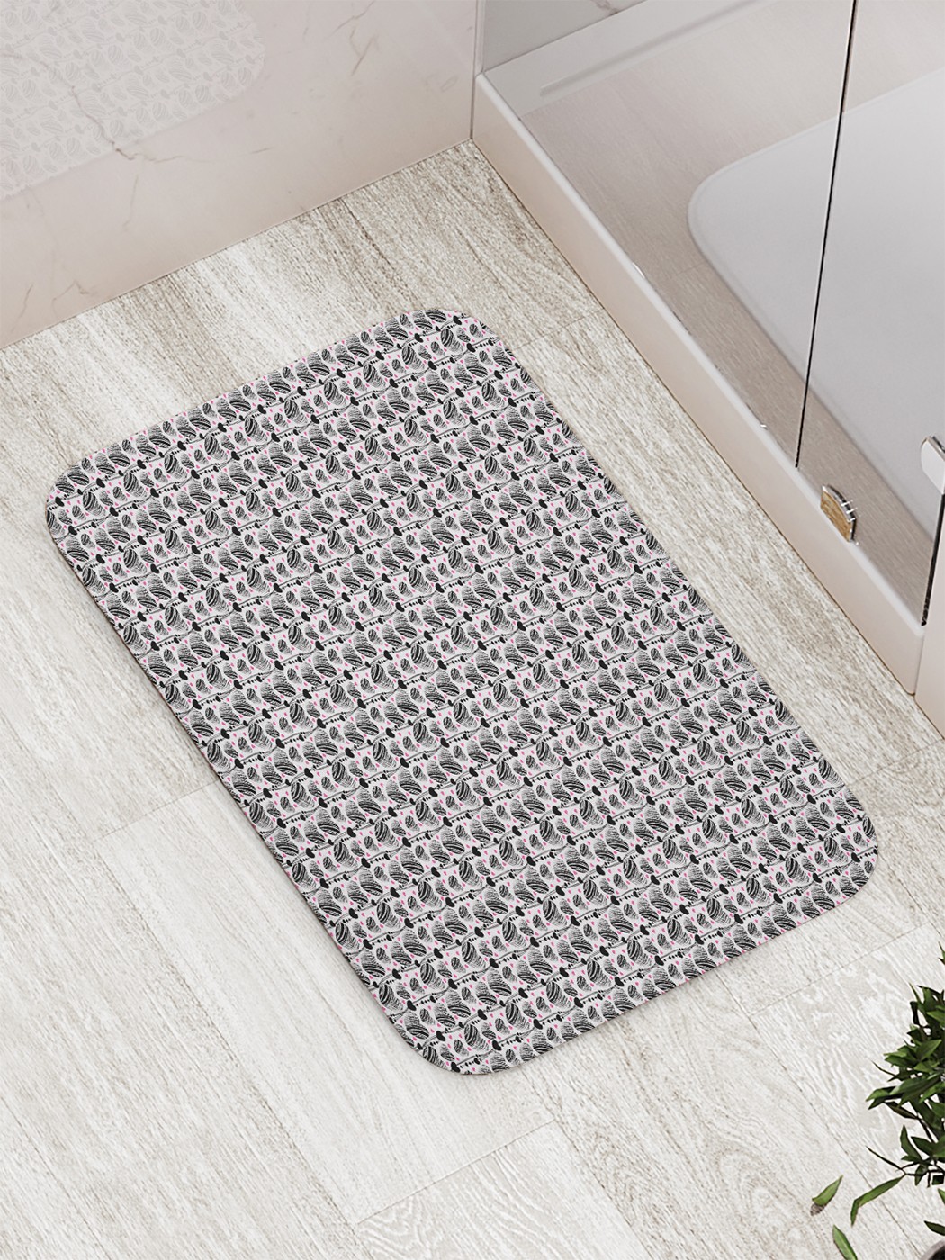 

Коврик противоскользящий для ванной, сауны, бассейна, 77х52 см bath_83818 JoyArty
