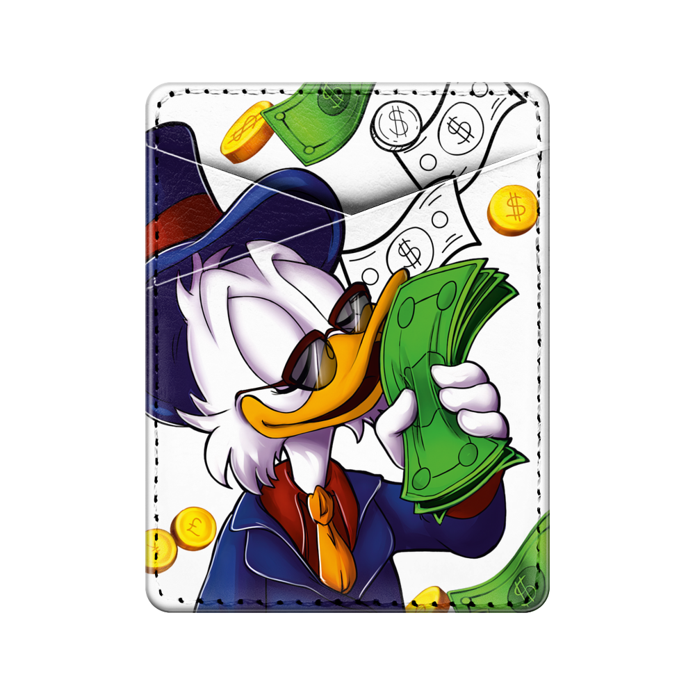 

Картхолдер унисекс Case Place KSHL-6 Scrooge McDuck with Money, Разноцветный, KSHL-6