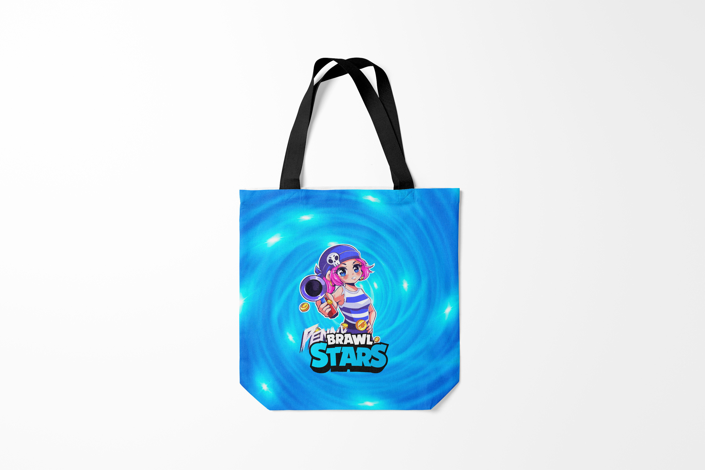 

Сумка шoппер унисекс Burnettie Brawl Stars Penny, голубой, Brawl Stars Penny