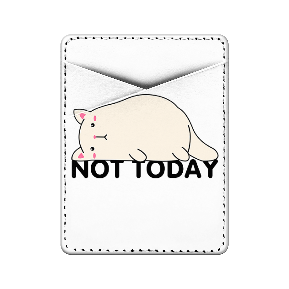 

Картхолдер унисекс Case Place KSHL-1 Cat not today, Бежевый;белый, KSHL-1