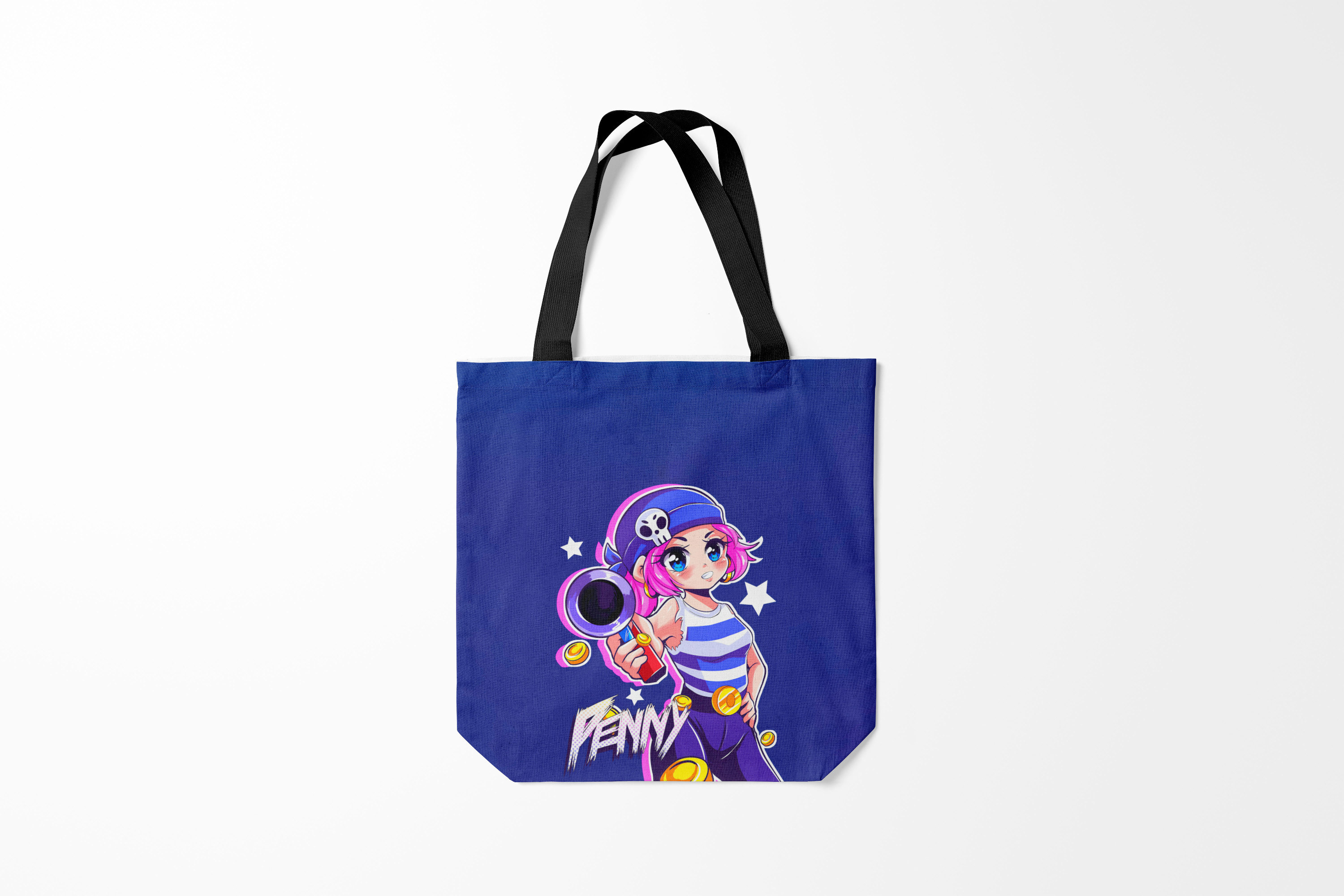 

Сумка шoппер унисекс Burnettie Brawl Stars PENNY, синий, Brawl Stars PENNY