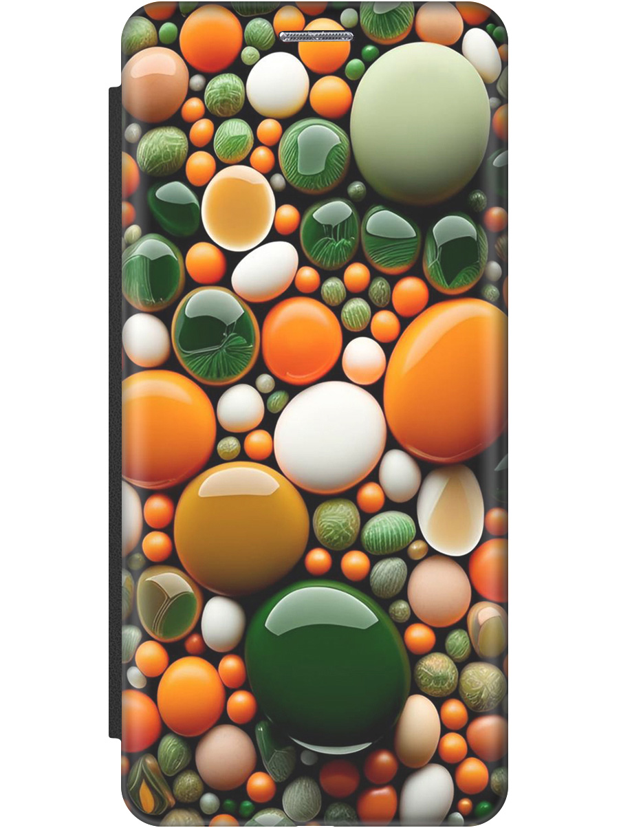 

Чехол-книжка на Xiaomi Redmi Note 11 Pro+ 5G, Xiaomi 11i с принтом черный 900015, Черный;оранжевый;зеленый, 741736441