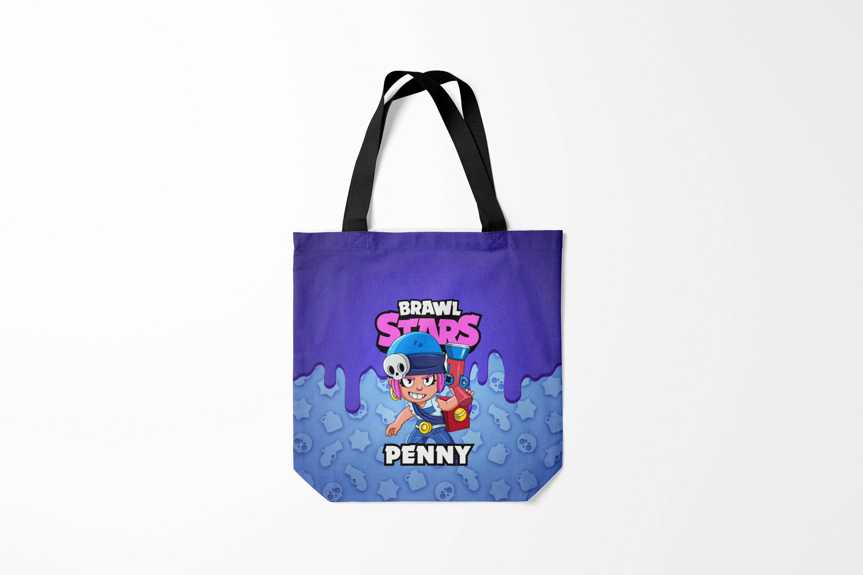 

Сумка шoппер унисекс Burnettie Brawl Stars PENNY, синий, Brawl Stars PENNY