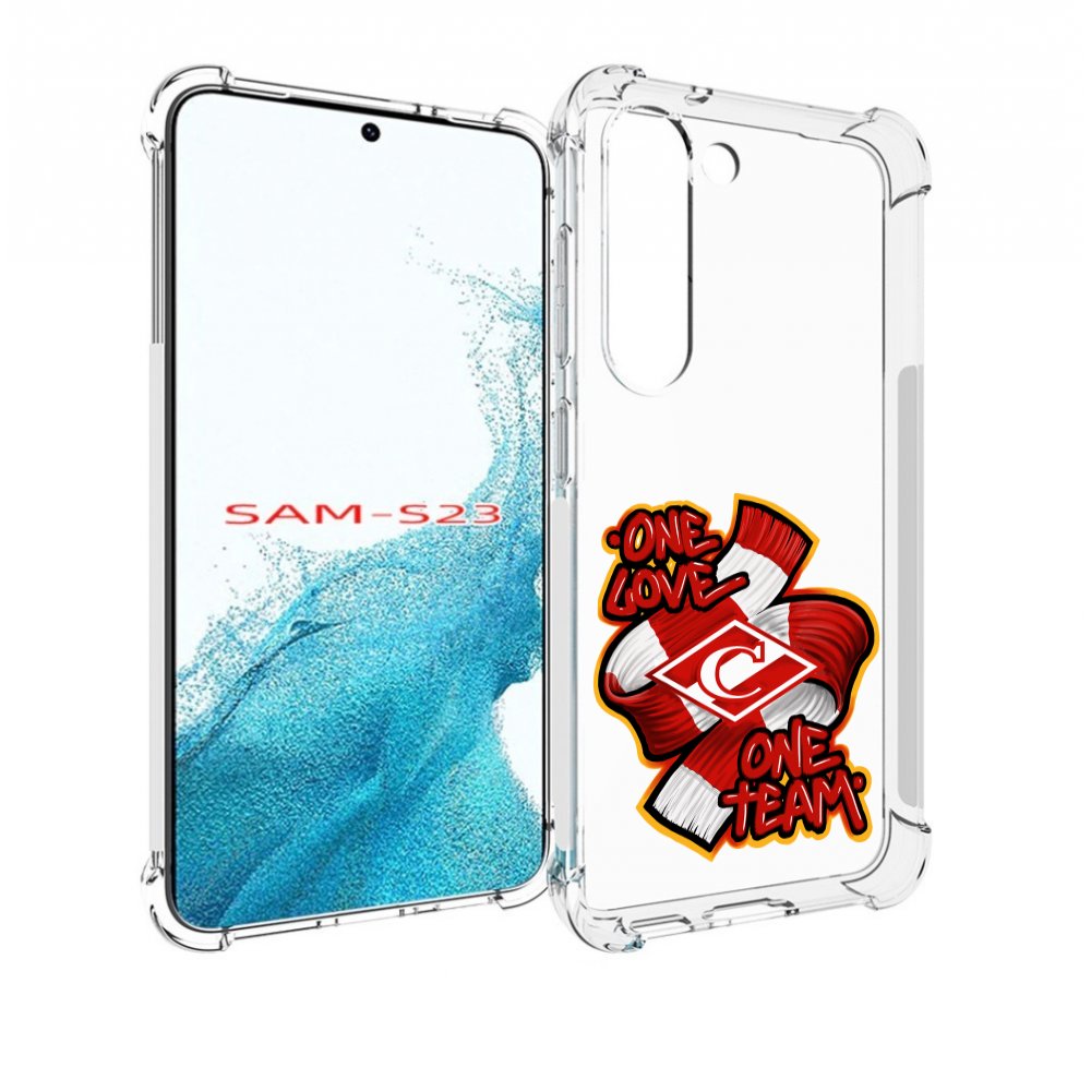 

Чехол MyPads ФК спарак 1 любовь для Samsung Galaxy S23, Прозрачный, Tocco