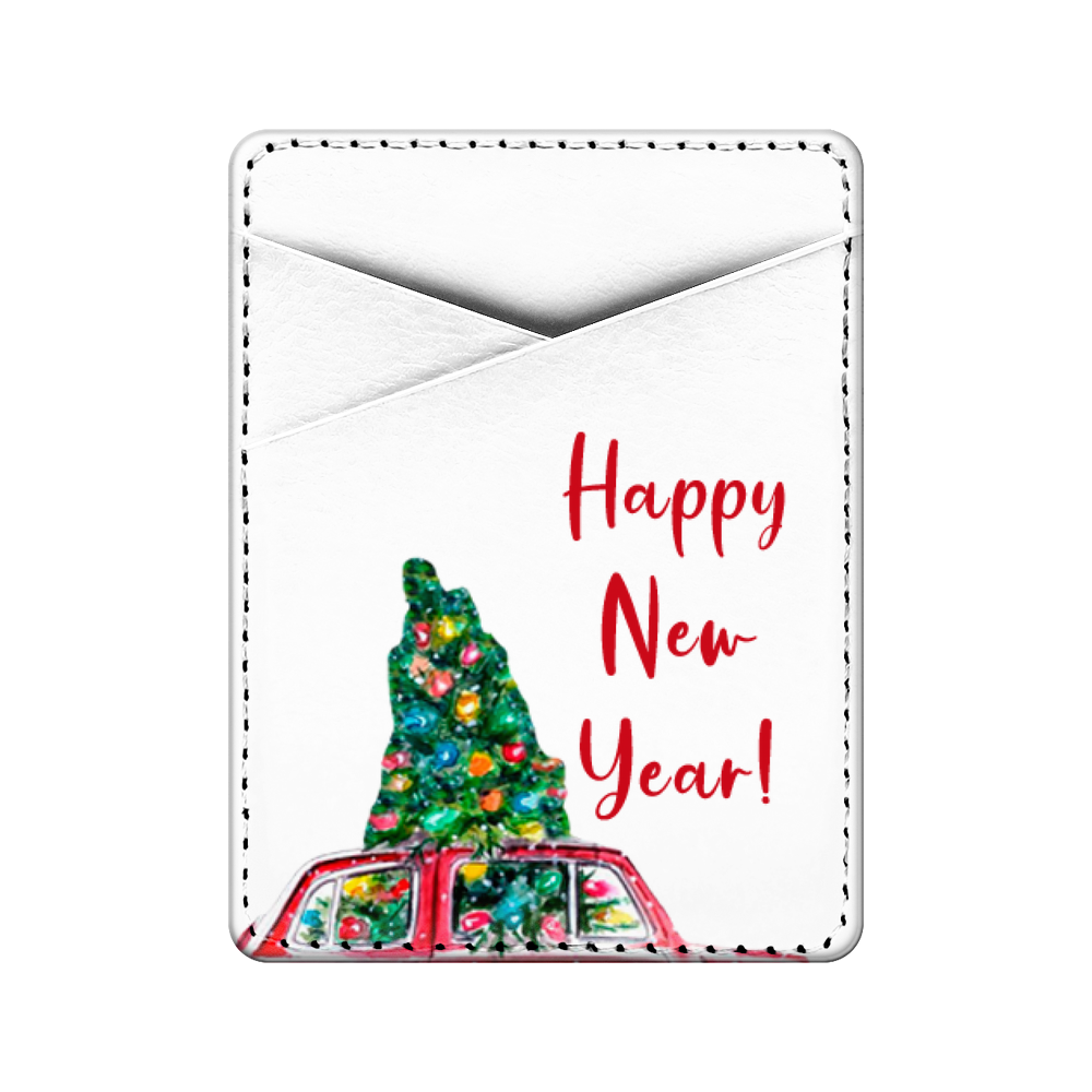 

Картхолдер унисекс Case Place KSHL-5 Happy New Year, Разноцветный, KSHL-5