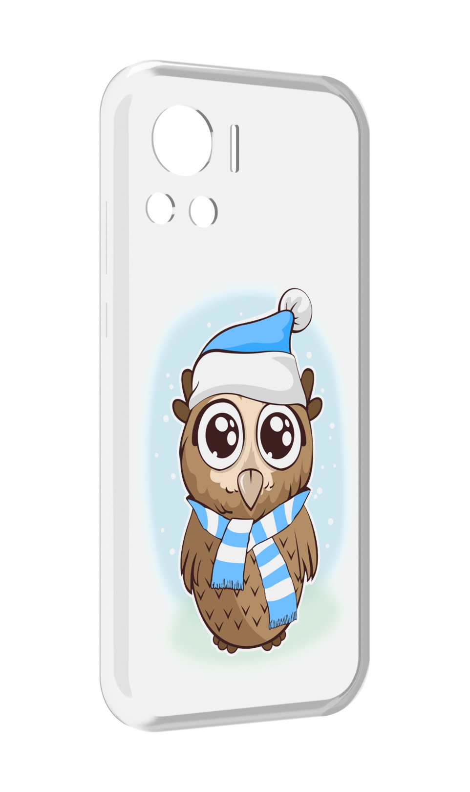 

Чехол MyPads сова-в-шарфике-и-шапке для Motorola Edge 30 Ultra, Прозрачный, Tocco