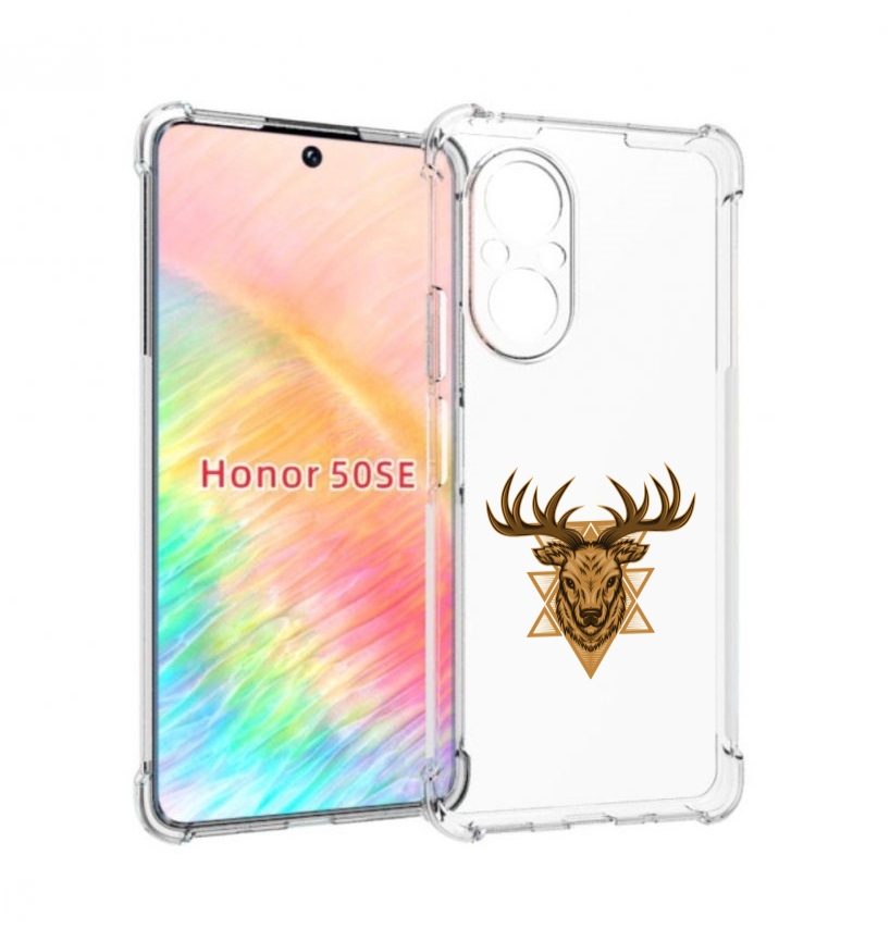 

Чехол бампер MyPads Олень для Honor 50 SE противоударный, Прозрачный, Tocco