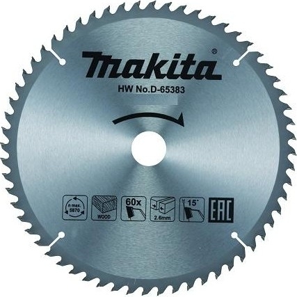 

Пильный диск по дереву MAKITA Standart 235 мм (D-46355, 3 шт.)