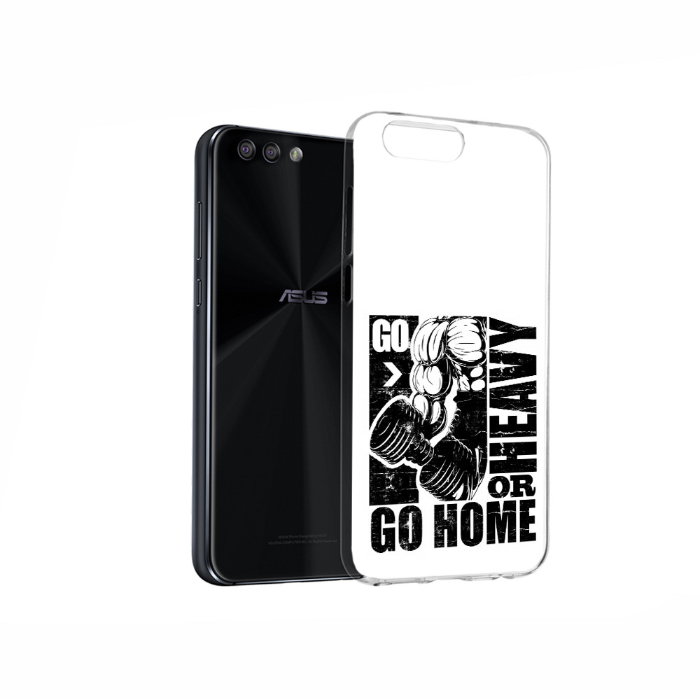 

Чехол MyPads Tocco для Asus ZenFone 4 накаченные руки, Прозрачный, Tocco