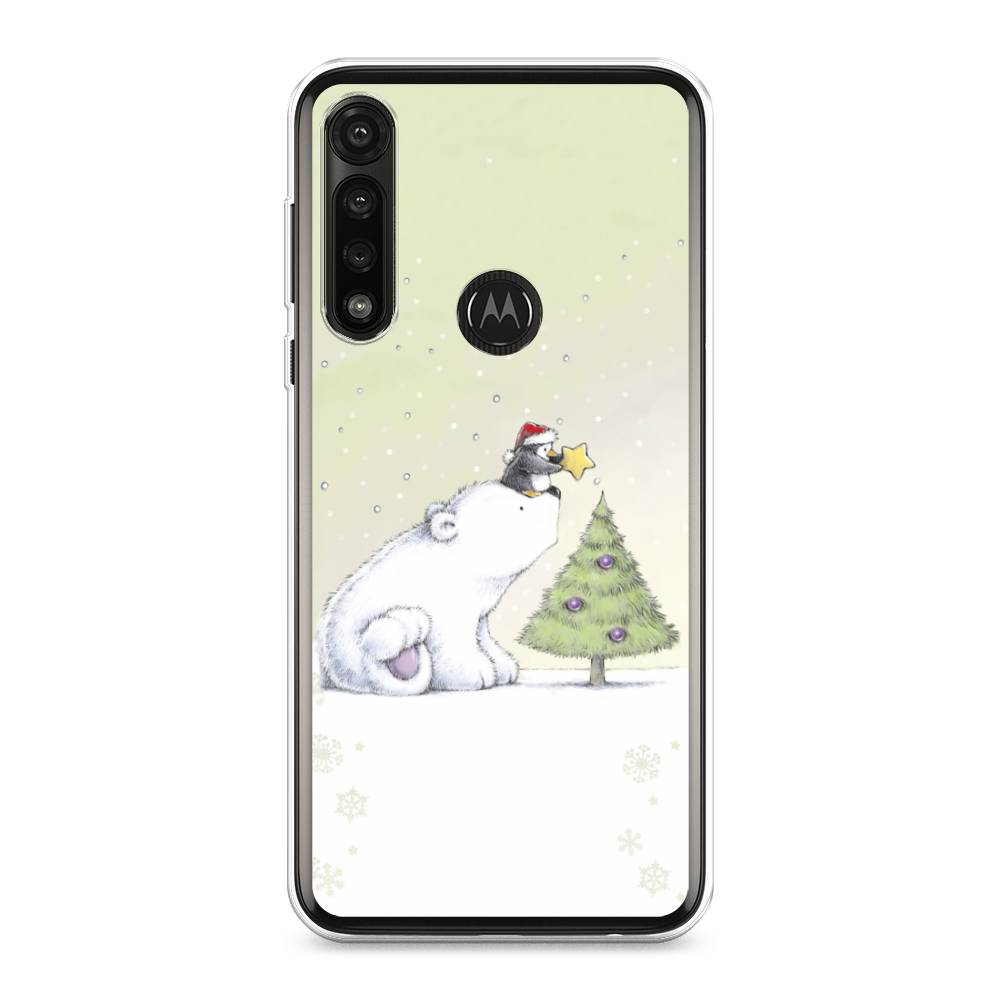 

Чехол на Motorola Moto G Power 2020 "Украшение елки", Белый;бежевый, 242650-5