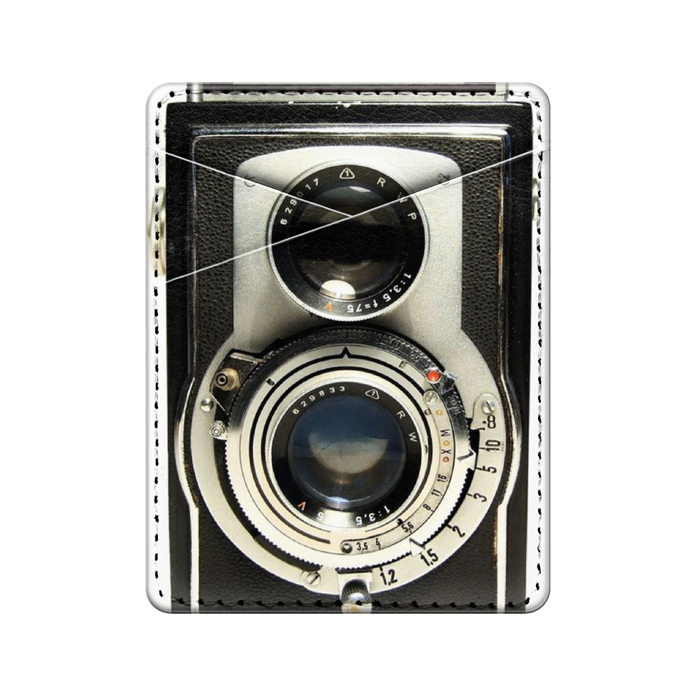 

Картхолдер унисекс Case Place KSHL-6 Старинный фотоаппарат, Серый;черный, KSHL-6