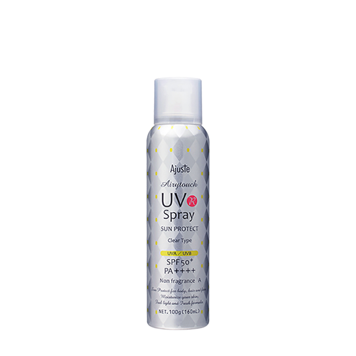 фото Спрей для лица ajuste солнцезащитный airytouch uv spray sun protect clear type 160 мл