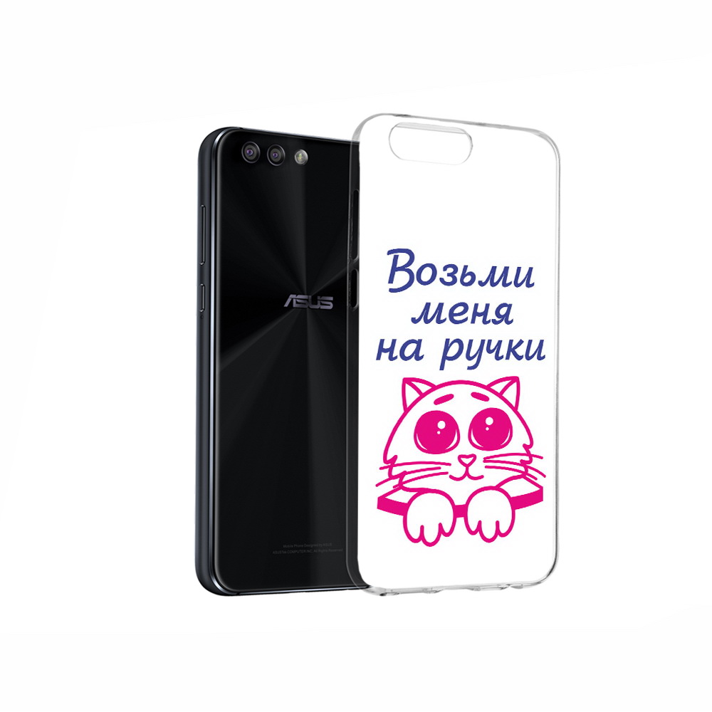 Чехол MyPads Tocco для Asus ZenFone 4 мяу