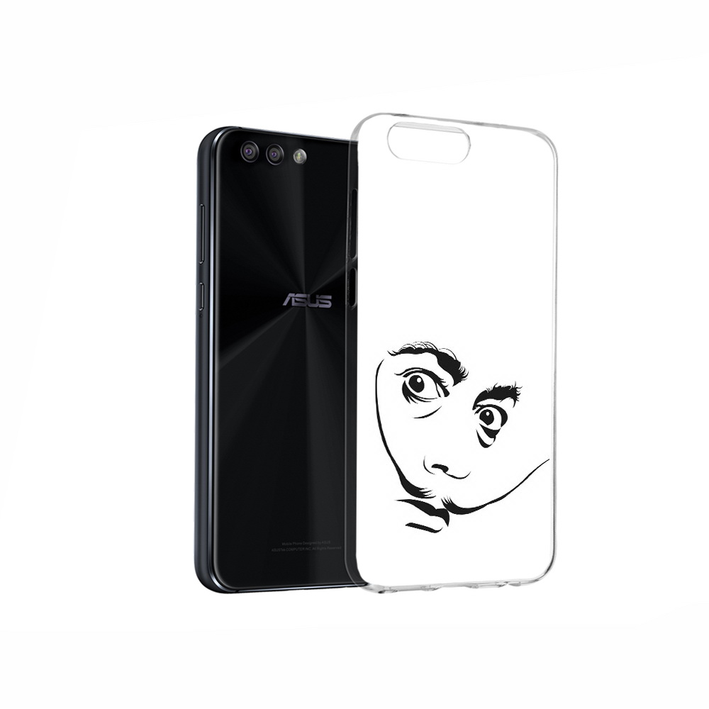 

Чехол MyPads Tocco для Asus ZenFone 4 мужчина с длинными усами, Прозрачный, Tocco