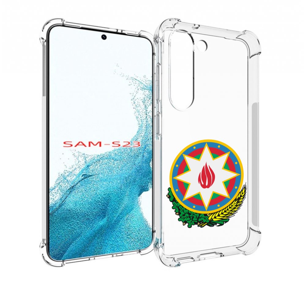 Чехол MyPads герб-азербаи?джан-2 для Samsung Galaxy S23