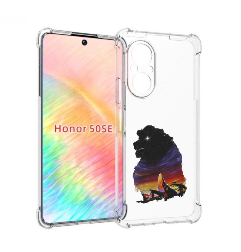 

Чехол бампер MyPads Муфаса для Honor 50 SE противоударный, Прозрачный, Tocco