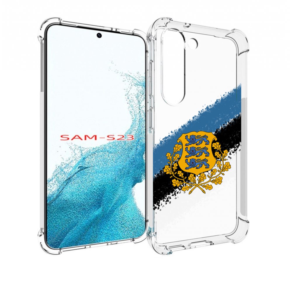 

Чехол MyPads герб флаг эстонии-2 для Samsung Galaxy S23, Прозрачный, Tocco