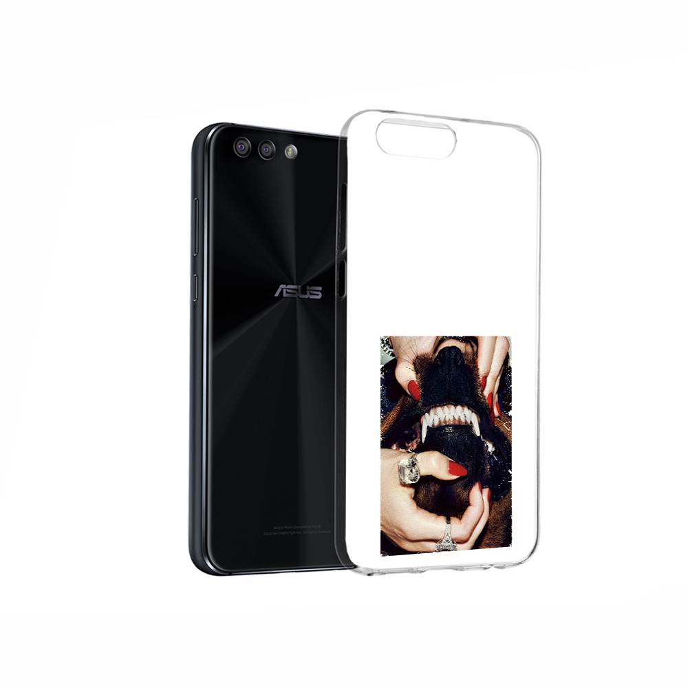 

Чехол MyPads Tocco для Asus ZenFone 4 маникюр, Прозрачный, Tocco
