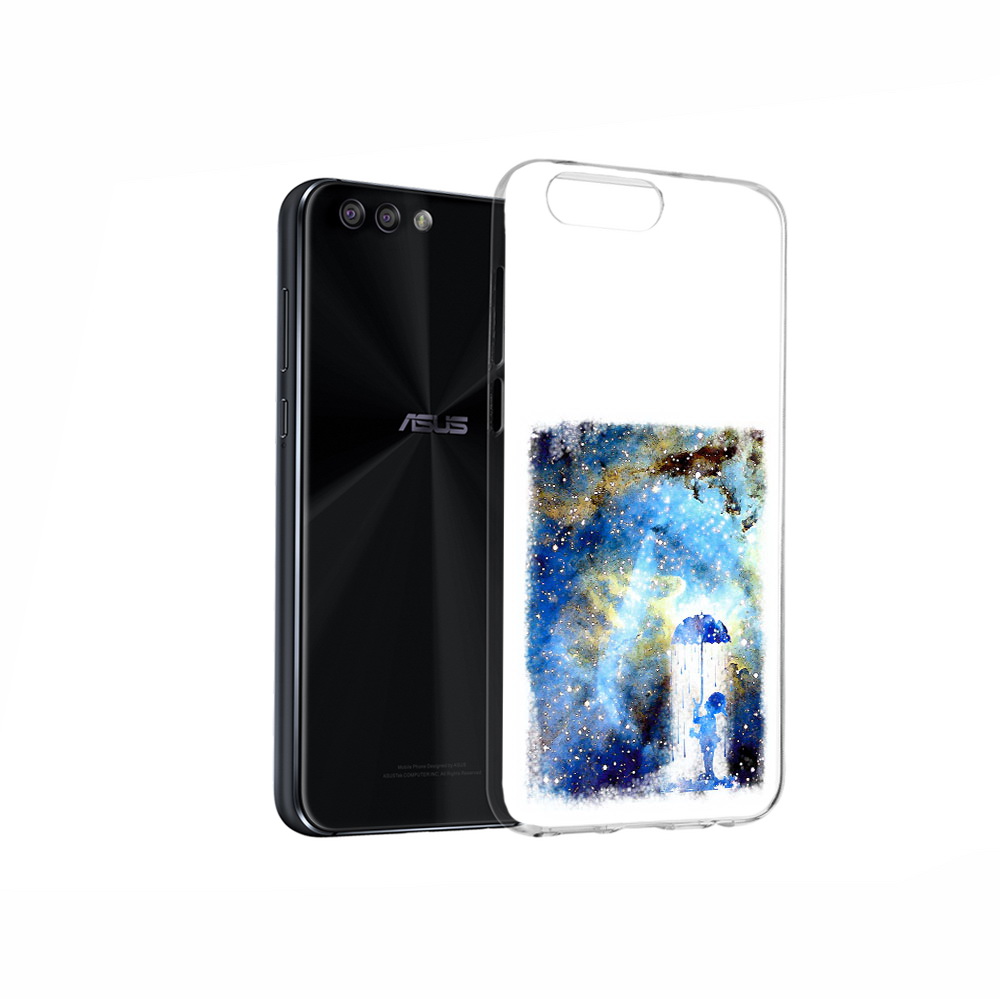 

Чехол MyPads Tocco для Asus ZenFone 4 мальчик в небе, Прозрачный, Tocco