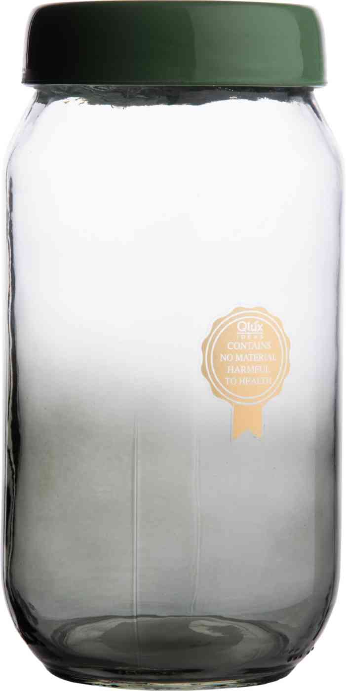 

Банка для сыпучих продуктов Lux Plastic Олива 1 л, Прозрачный