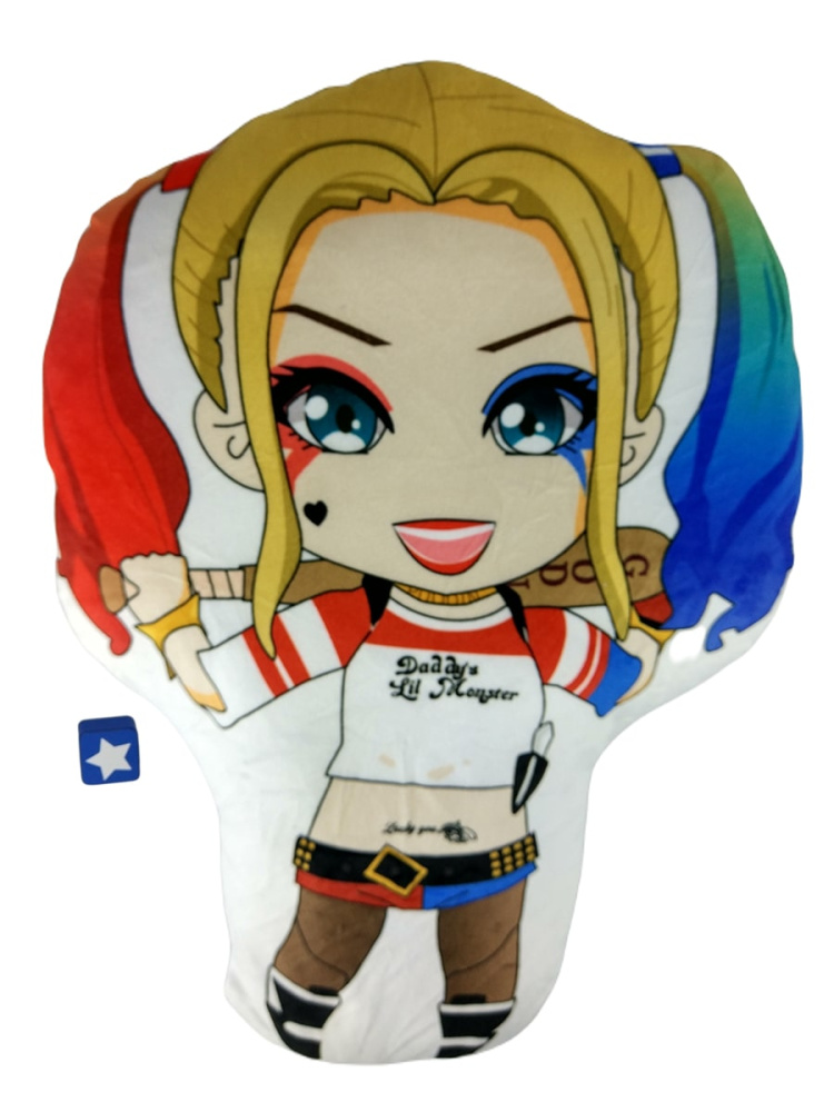 фото Декоративная подушка harley quinn харли квинн (35х15х46 см) starfriend