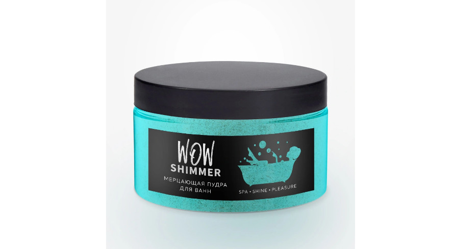 

Шиммер для ванн мерцающий WOW Shimmer sea wave, 250 г