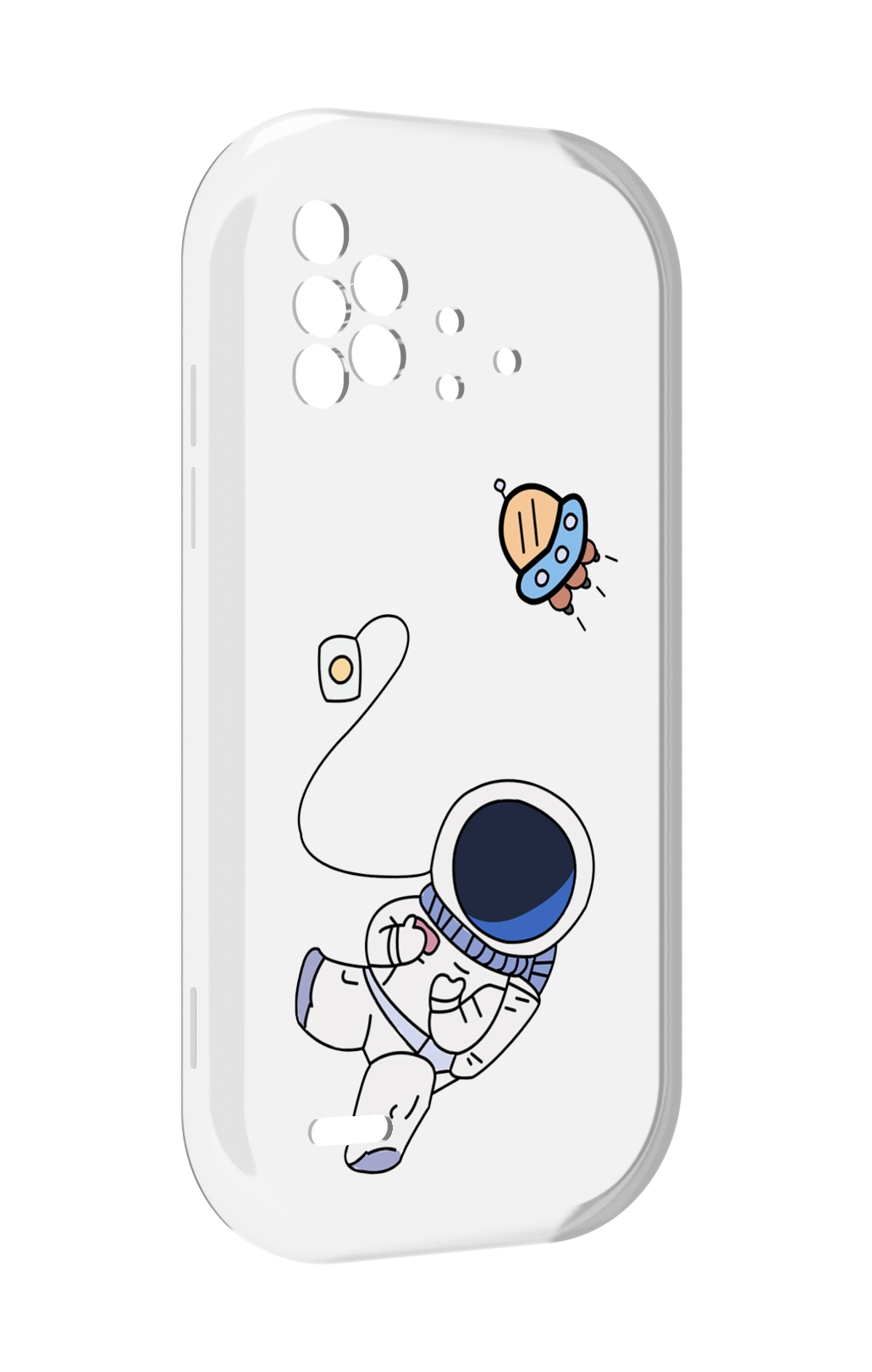 

Чехол MyPads астронавт для UMIDIGI Bison X10 / X10 Pro, Прозрачный, Tocco