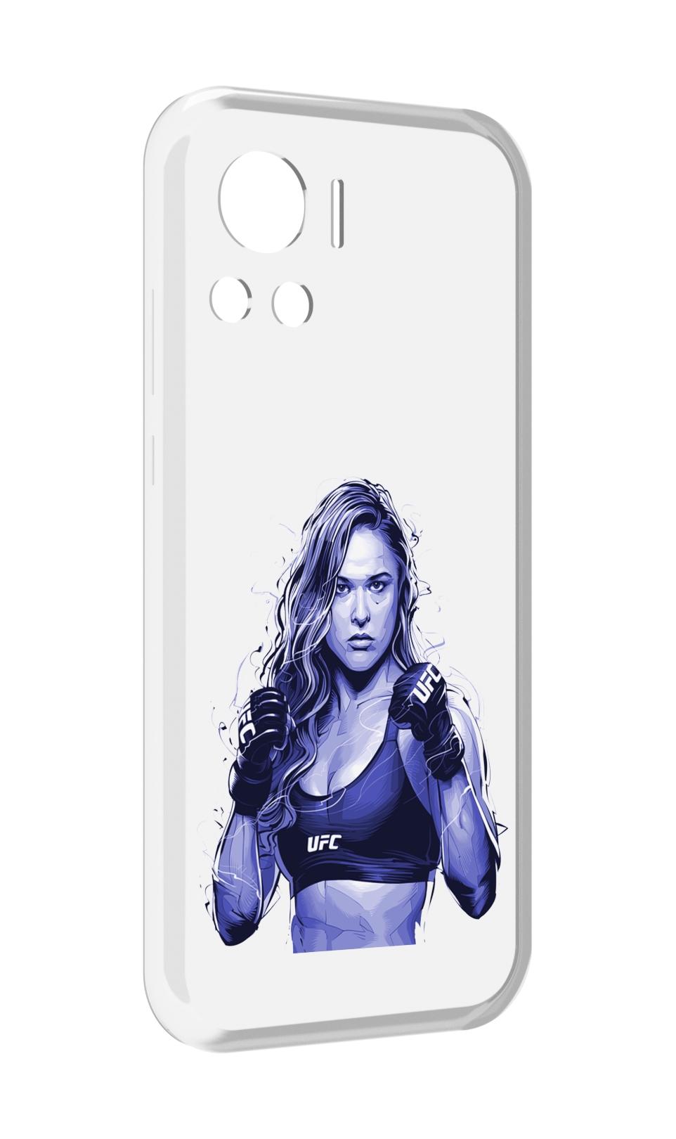 

Чехол MyPads ронда-роузи-юфс для Motorola Edge 30 Ultra, Прозрачный, Tocco