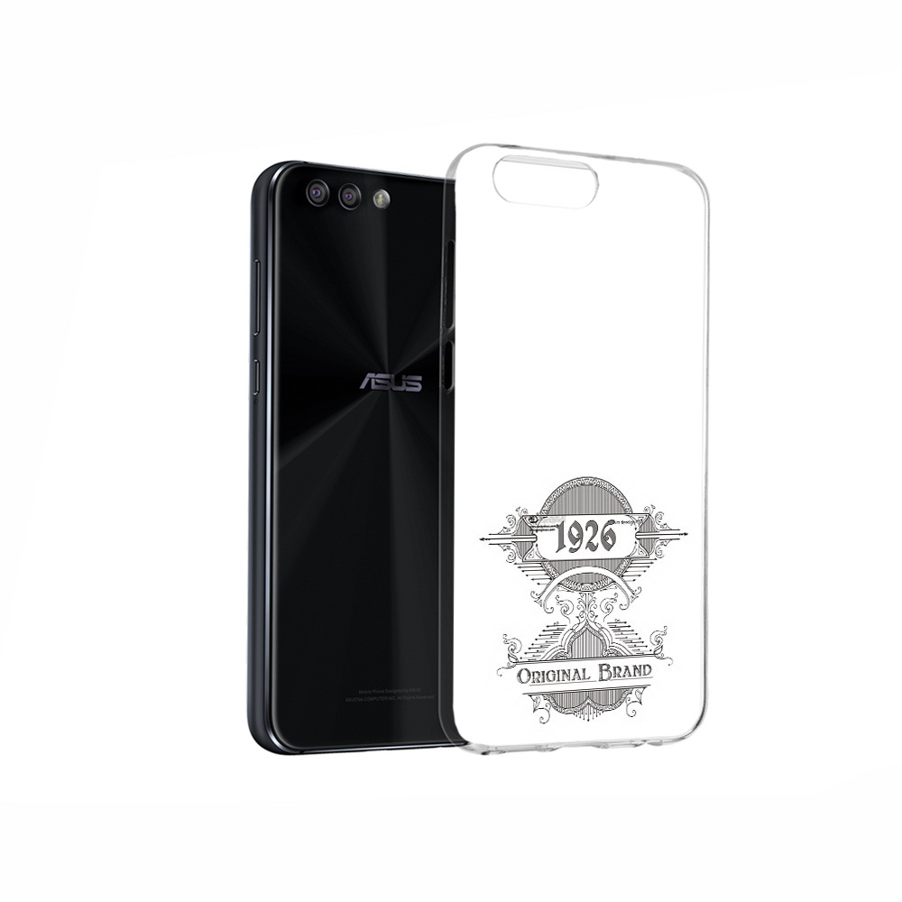 

Чехол MyPads Tocco для Asus ZenFone 4 логотип черно белый, Прозрачный, Tocco