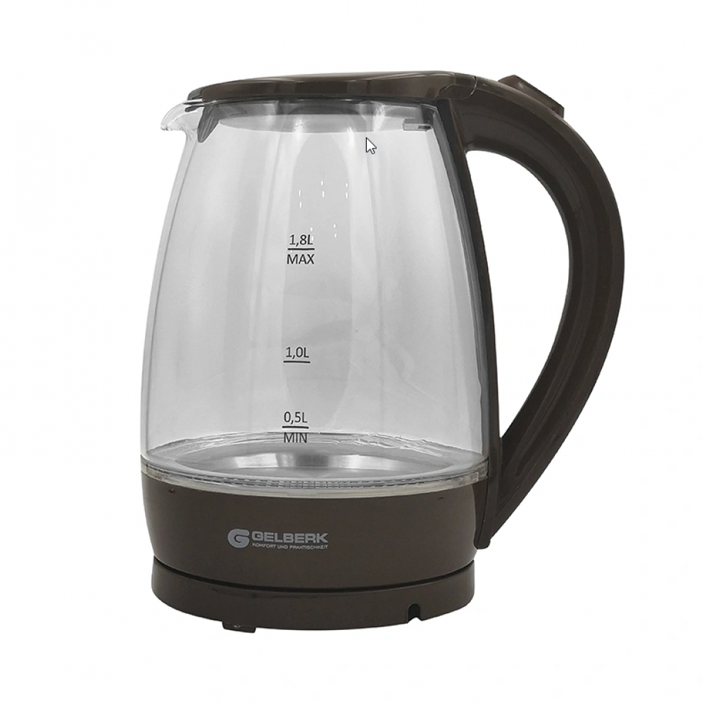 Чайник электрический Gelberk GL-470 1.8 л коричневый
